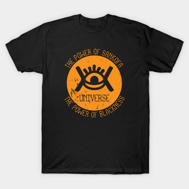 The Power Of Sankofa, The Power Of Blackness. T-Shirt by Vanglorious Joy